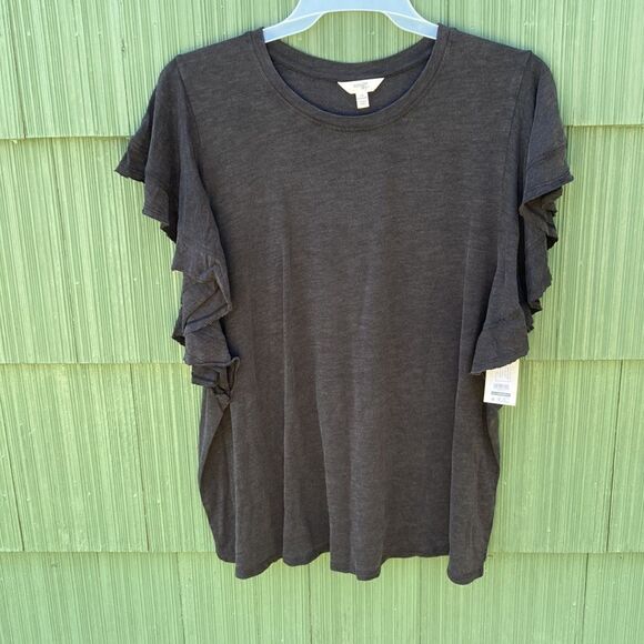 WOMENS Plus Size Flutter Sleeve Knit Top T-Shirt Blouses 2-Pack Size XXL - Picture 3 of 14